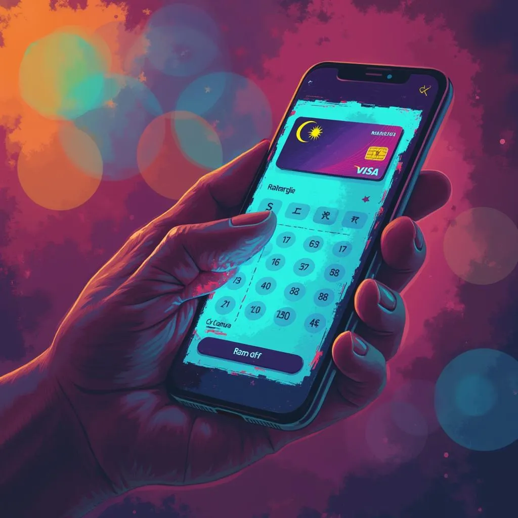 Digital banking in Malaysia concept